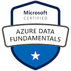 Microsoft Certified: Azure Data Fundamentals badge